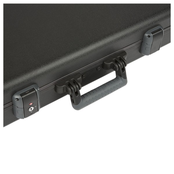 Fender Deluxe Moulded Bass Case, Left Handed - handle