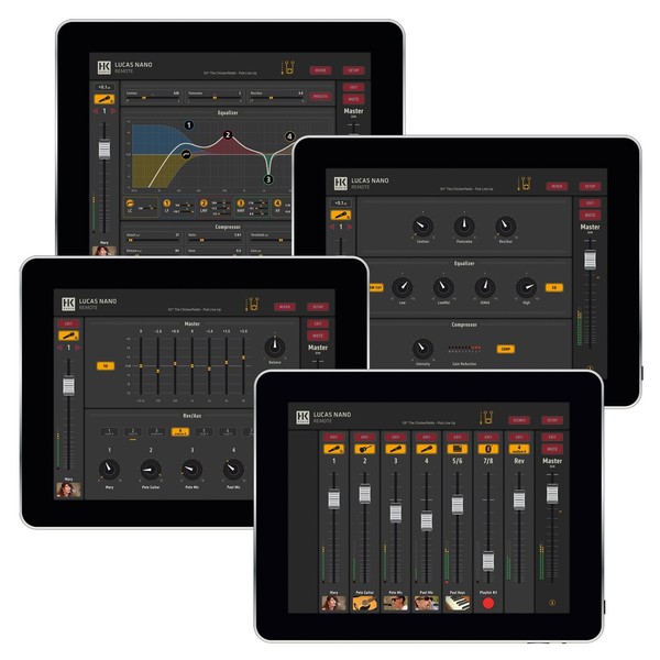 HK Audio LUCAS Nano 608i PA System, iPad App Screenshots