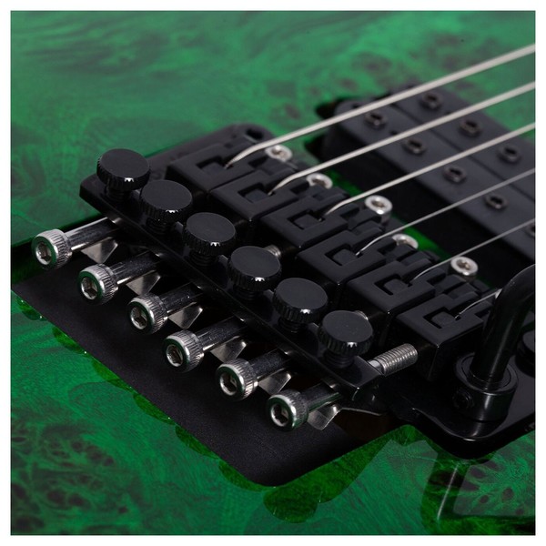 Schecter C-6 FR PRO, Aqua Burst - Strings