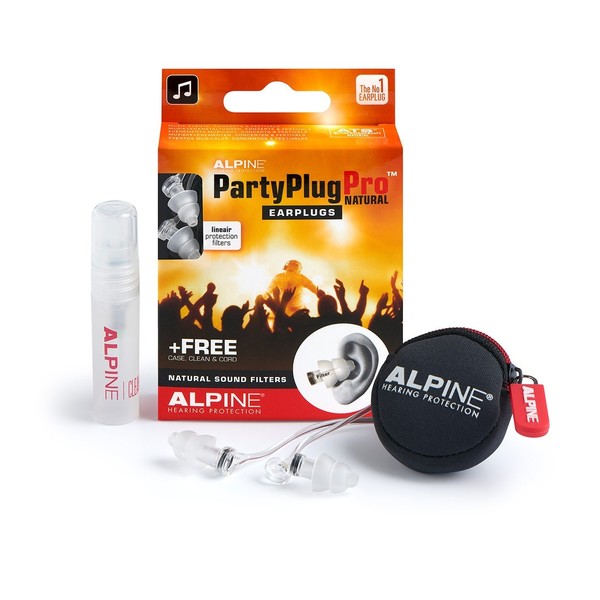 Alpine PartyPlug Pro Earplugs-Packaged