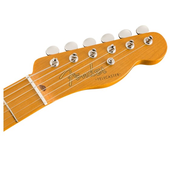 Fender '50s Telecaster Lacquer MN, 2-Tone Sunburst - Headstock