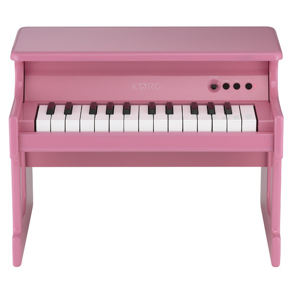 Korg TinyPiano 25 Mini Key Digital Toy Piano, Gloss Pink