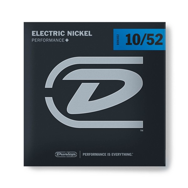 Dunlop Electric Guitar Strings, Nickel Wound, Light/Heavy 10-52