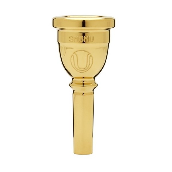 Denis Wick Ultra SM6M Euphonum Mouthpiece, Gold Plate