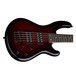 Dean Edge 2 5-String Bass, Trans Red - body