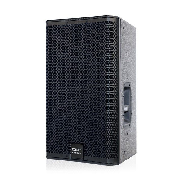 QSC E Series E112 12'' Passive PA Speaker, Front Angled Left