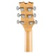 Dean AXS Quilt Ash Dreadnought, Gloss Natural - Headstock 2