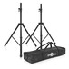 PA Speaker Stands (Pair) With Carry Bag, Full Stand Set