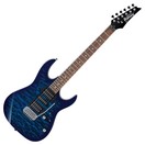 Ibanez GRX70QA GIO, Transparent Blue Burst - Nearly New