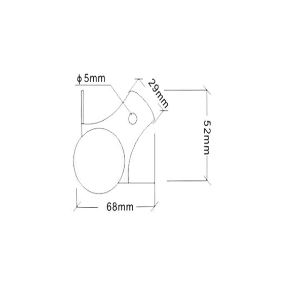 Three Leg Ball Corner For Flight Cases, Medium
