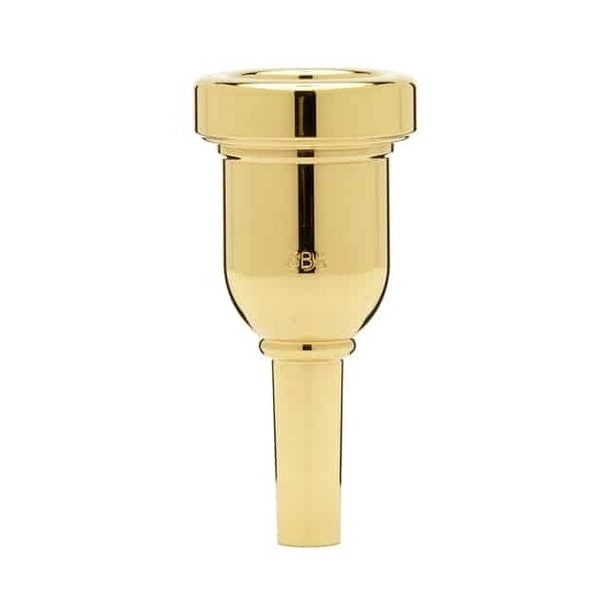 Denis Wick Heavy Top 6BS Trombone Mouthpiece, Gold Plate