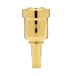 Denis Wick Heavy Top 2B Cornet Mouthpiece, Gold Plate