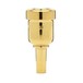 Denis Wick Heavy Top 3B Cornet Mouthpiece, Gold Plate