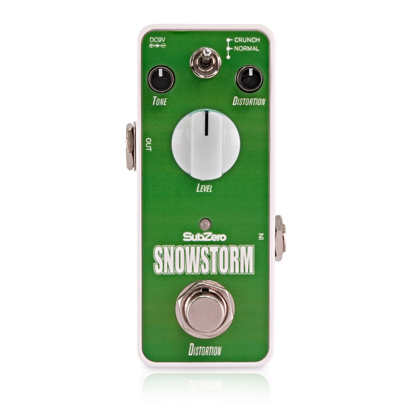 Subzero Snowstorm Distortion Micro Guitar Pedal