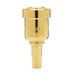 Denis Wick Heavy Top 4B Cornet Mouthpiece, Gold Plate