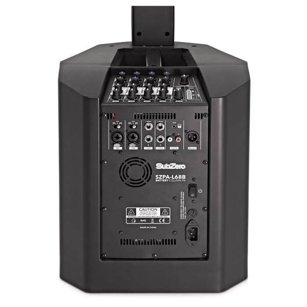 SubZero SZPA-L68B Battery Power Column PA System