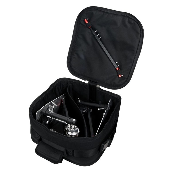 Ahead Armor Double Pedal Bag w/Rucksack Straps-open