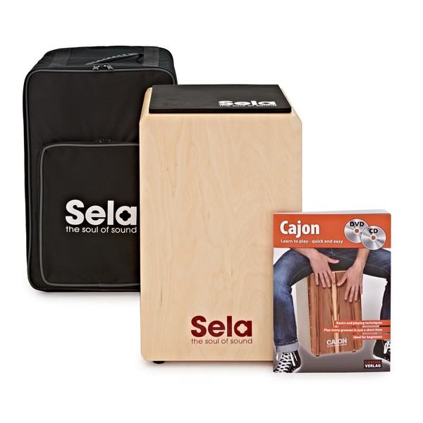Sela Primera Bundle with Cajon, Pad & Bag