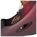 Bridge Lyra Electric Violin, Black and Red logo