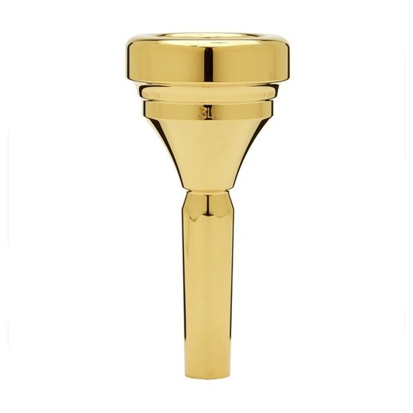 Denis Wick Tuba Classic 3L Mouthpiece, Gold Plate