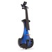 Bridge Lyra Electric Violin, Black and Blue main