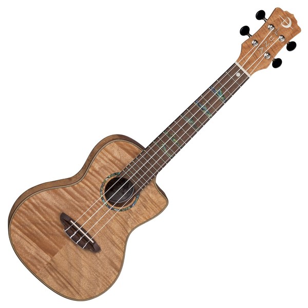 Luna High Tide Exotic Concert Ukulele, Satin Natural Mahogany