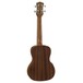 Luna Maluhia Concert Electro Acoustic Ukulele, Mahogany Back View