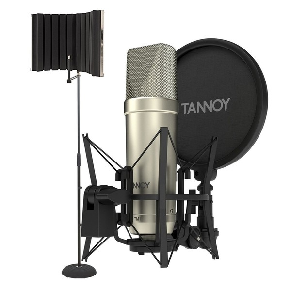 Tannoy TM1 Recording Package with Reflection Filter And Mic Stand - Bundle