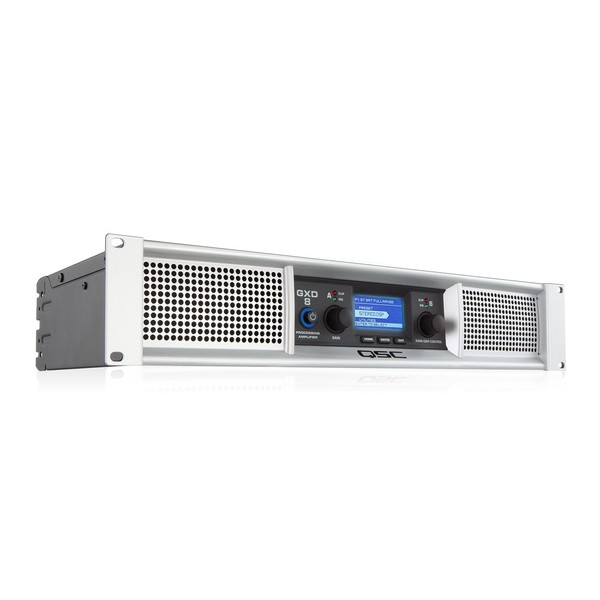 QSC GXD 8 Power Amplifier, Front Angled Right
