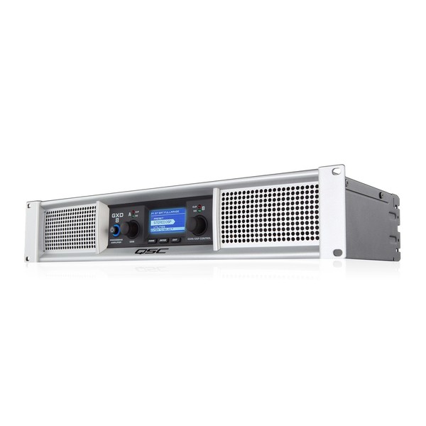 QSC GXD 8 Power Amplifier, Front Angled Left