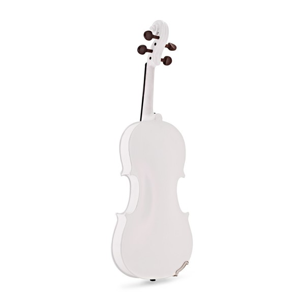 Stentor Harlequin Violin Outfit, White, 3/4 back