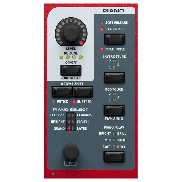 Nord Stage 3 HP76 Digital Piano - Piano Section