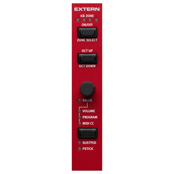 Nord Stage 3 HP76 Digital Piano - Extern Section