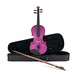 Student 4/4 Violin by Gear4music, Purple Sparkle