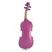 Student 4/4 Violin by Gear4music, PURPLE SPARKLE back