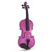 Student 4/4 Violin by Gear4music, PURPLE SPARKLE front