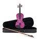 Student 1/2 Violin by Gear4music, Purple Sparkle
