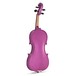 Student 1/2 Violin by Gear4music, PURPLE SPARKLE back