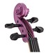 Student 1/2 Violin by Gear4music, PURPLE SPARKLE head