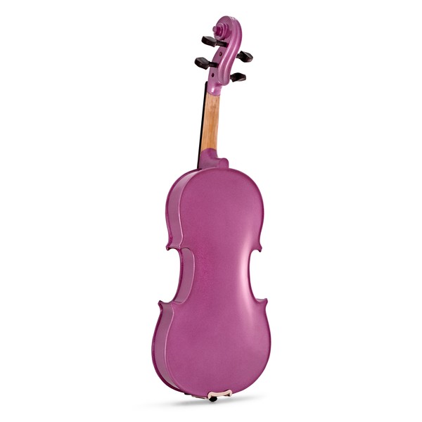 Student 3/4 Violin by Gear4music, PURPLE SPARKLE back