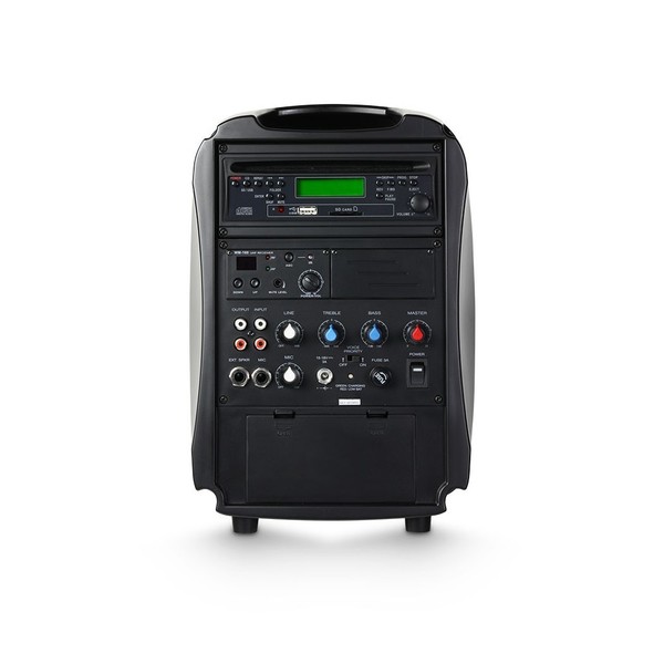 LD Systems Roadboy 65 Portable PA Speaker with Headset Microphone Back Panel