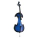 Bridge Draco Electric Cello, Black and Blue front