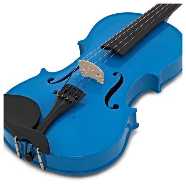 Blue violin 3/4 no hot bow