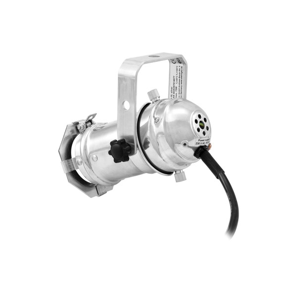 Eurolite PAR-16 Spotlight with GU-10 Socket, Silver Rear view