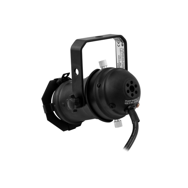 Eurolite PAR-16 Spotlight with GU-10 Socket, Black Rear