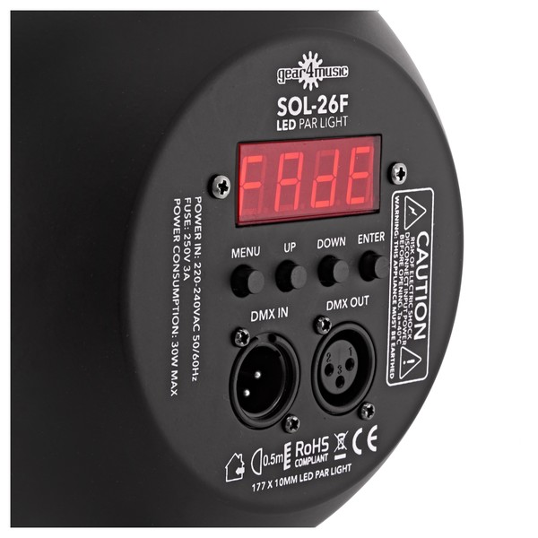 177 x 10mm LED Par Can by Gear4music