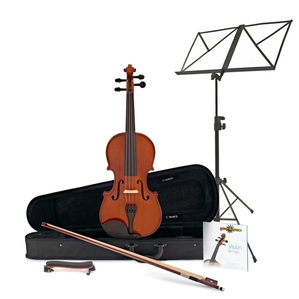 Student Full Size Violin + Accessory Pack by Gear4Music