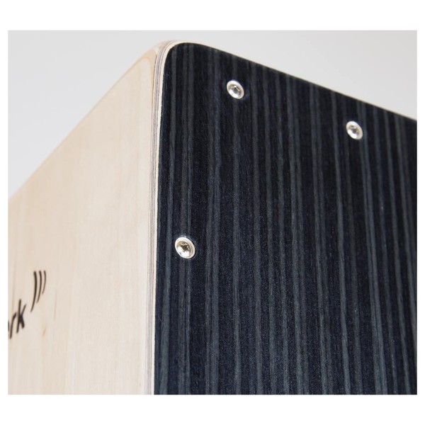 Schlagwerk X-One Hard Coal Stripes Cajon - Corner Detail