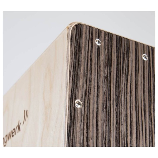 Schlagwerk X-One Vintage Walnut Cajon - Corner Detail