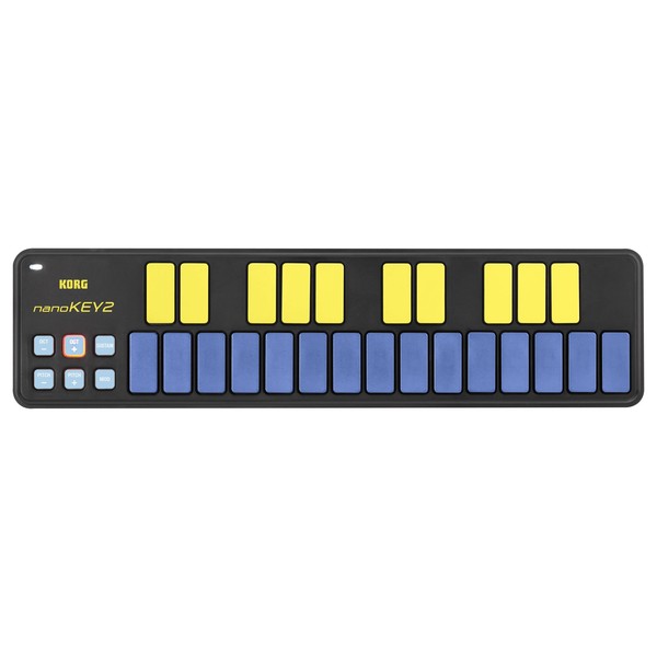 Korg nanoKEY2 USB MIDI Controller, Blue - Top